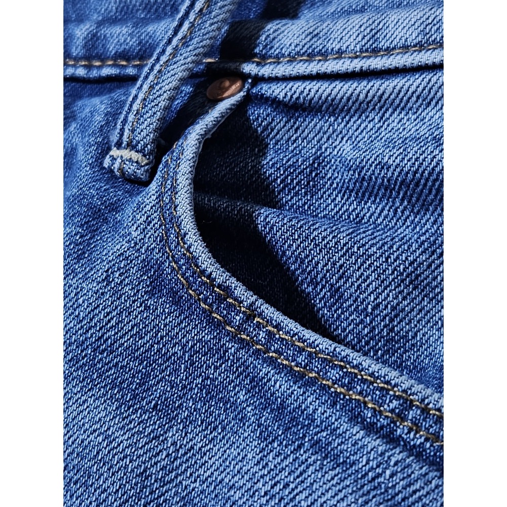 MOTHER Superior Denim Size 30 Blue "The Doozy Fray "Heads or Tails" USA Made - Picture 15 of 16